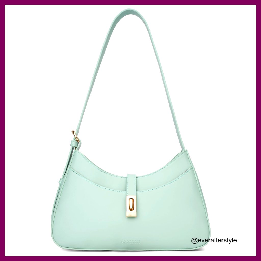Vegan Leather Hobo Shoulder Bag Adjustable Strap Chic Retro Handbag Purse